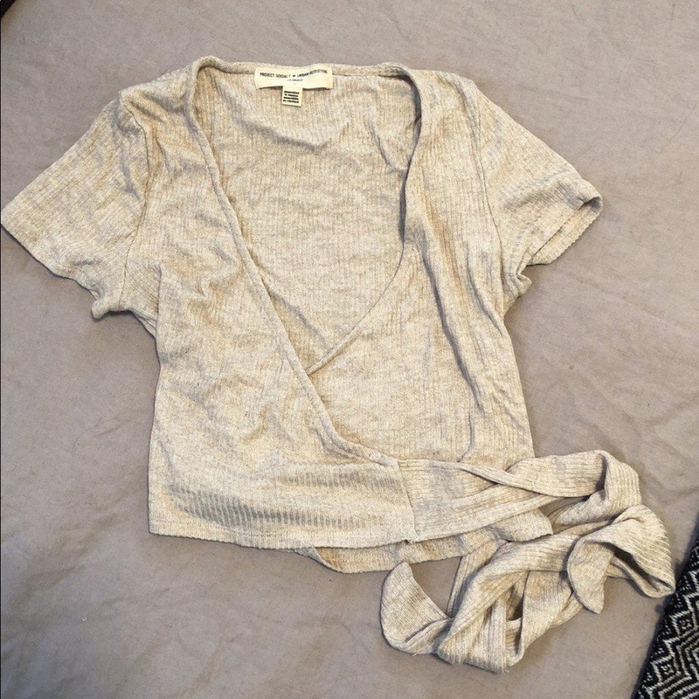 Urban Outfitters wrap shirt